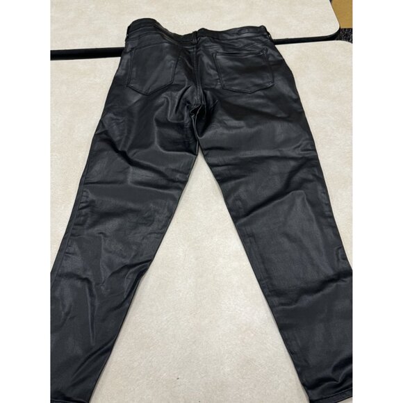 Social Standard By Sanctuary Ankle Skinny Pants Size 14 Black Viscose & Nylon - Picture 3 of 7